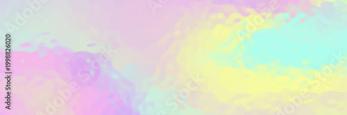 Iridescent holographic abstract rainbow seamless pattern. Vibrant background in 80s and 90s style. Tie dye art gradient effect. Unicorn wallpaper. Fairy tale backdrop.