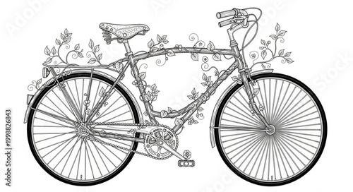 Detailed Lifestyle Cycling Graphic 