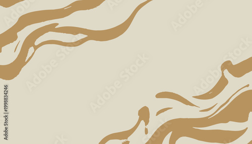 Elegant Flowing Fabric with Luxurious Silk Texture in Soft Neutral Tones Enveloping and Undulating Across a Smooth Surface, Evoking a Sense of Graceful Movement