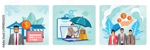 Paid Leave for Quarantined Worker. Employment Insurance. Wage Subsidy For Business Employee.