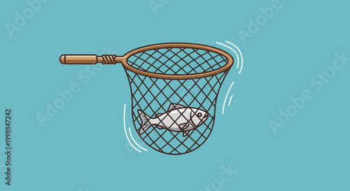 Fish Caught in Net