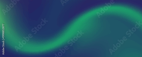 Abstract Aurora Northern Lights Background With Blue Green Gradient Waves And Soft Glowing Motion eps10