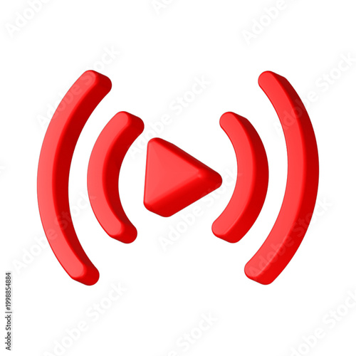 3D live broadcast or event in progress.