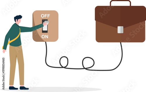Specialist turning off business portfolio with case switch