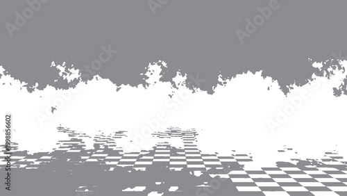 Black and white distressed background with rough surface Grunge overlay texture with scratch and grain details