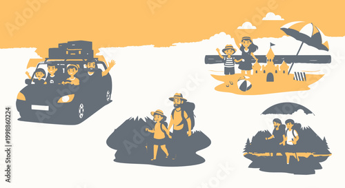 People Riding in Vehicles Together.