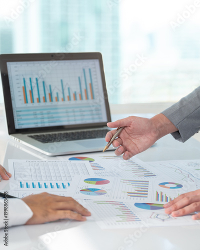 Financial advisor 0r Financial Planner are prepare a financial plan for the client. Personal financial planning services concept.