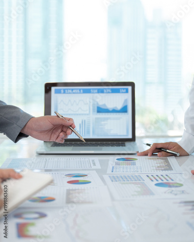 Financial advisor 0r Financial Planner are prepare a financial plan for the client. Personal financial planning services concept.