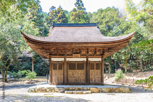 The National Treasure Kaizan-do Hall, Eiho-ji Buddhist Temple, Tajimi City, Gifu Prefecture, Japan