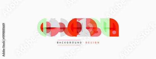 Abstract geometric shapes, colorful design elements, simple background. Modern aesthetic, clean lines, visual composition.