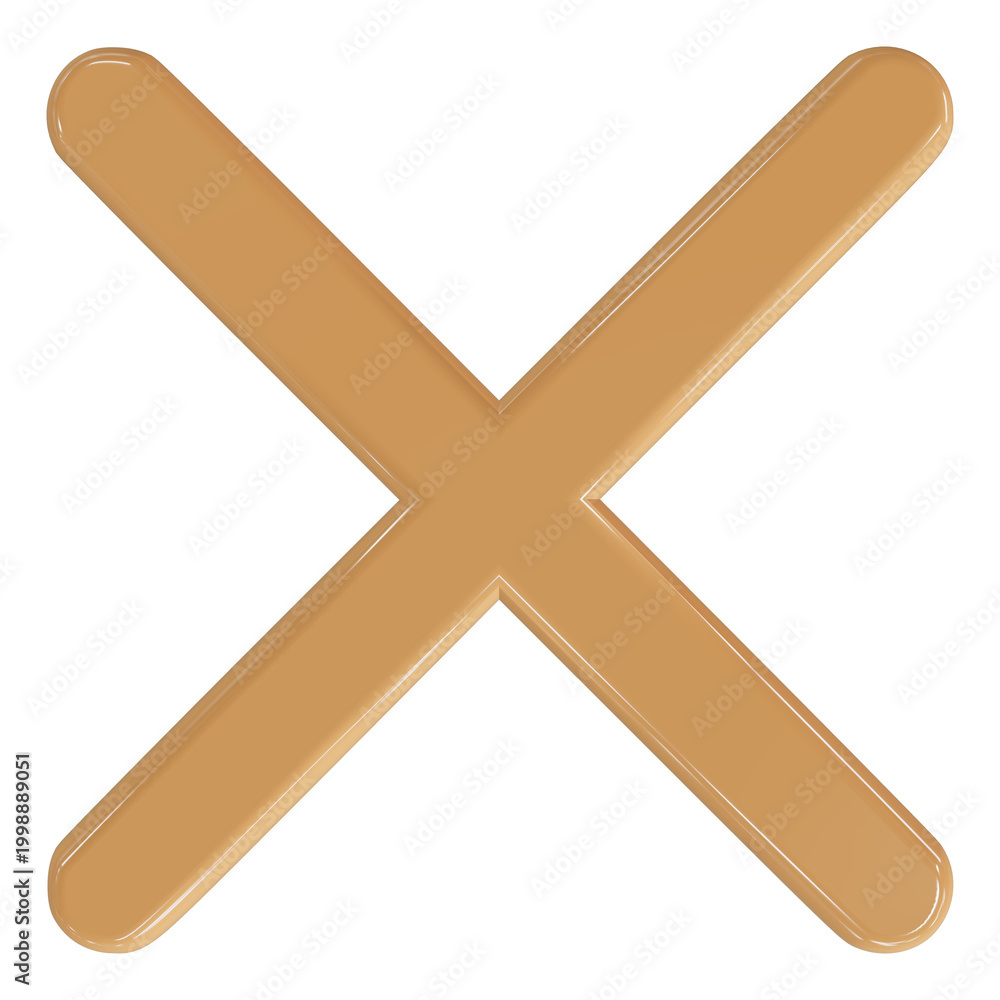 Obraz premium Capital letter X symbol representing close delete cancel or unknown in user interfaces and mathematics