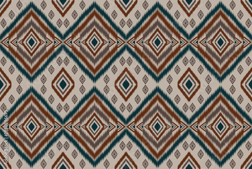 Native Abstract Geometric Ethnic Pattern.