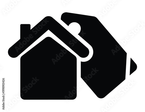Protecting our homes a silhouette of a hand shielding a house representing security and safety