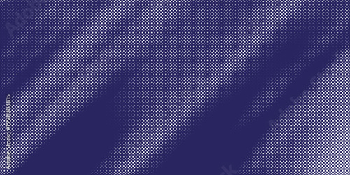 Fotografía Dynamic navy blue halftone pattern with fast diagonal motion blur effect