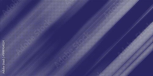 Photos Dark blue dithered halftone texture with diagonal raster print effect