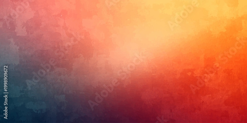 Abstract grunge art design featuring a textured paper background with colorful paint stripes and a fiery heat pattern of orange and red smoke against a dark vintage canvas wallpaper