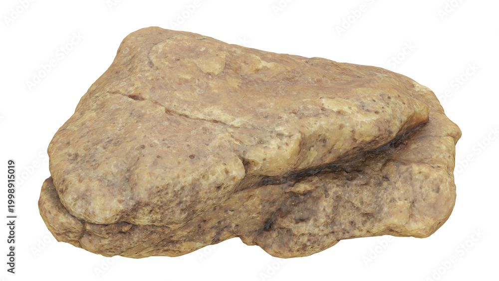 Obraz premium 3d rendering granite stone brown