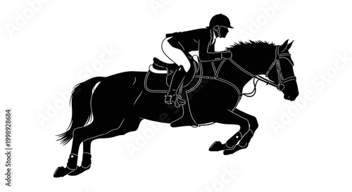 Horse Rider Equestrian Sports Action.