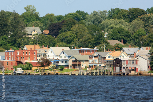 Waterfront view of Groton in Connecticut