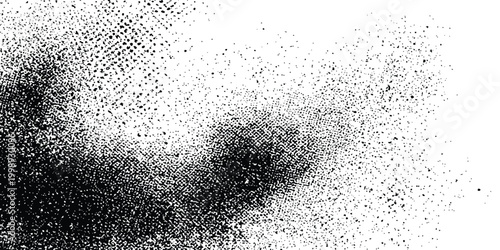 Abstract vintage stone, concrete, dirt, noise surface pattern. Grunge halftone background Vector, black and white error glitch art design grunge background Dot pop art comic sport style vector .