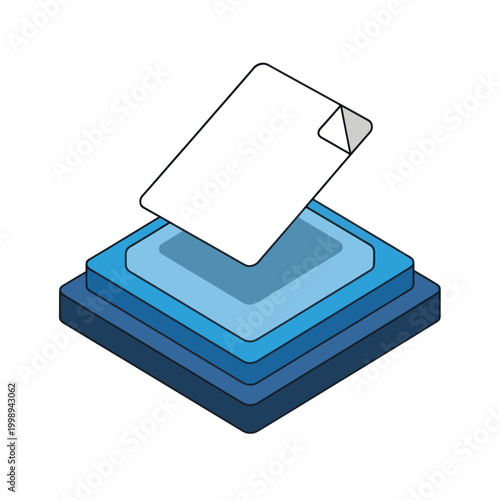 Ballot Paper in Voting Box.