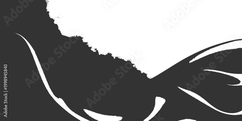 A majestic black silhouette of an eagle flying with spread wings in a vector illustration capturing the wild freedom of a bird in flight