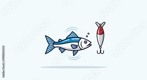 Fish Curious About Fishing Lure
