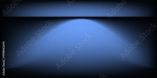Abstract image of dark room concrete floor. Black room or stage background for product placement.Panoramic view of the abstract fog. White cloudiness, mist or smog moves on black background.