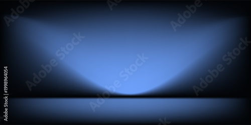 Abstract image of dark room concrete floor. Black room or stage background for product placement.Panoramic view of the abstract fog. White cloudiness, mist or smog moves on black background.