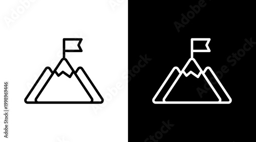 Achieve White Icon Set Design