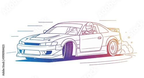 Drifting Car, Sports Car, Racing, Speed, Motion, Drift, Motorsport, Automotive, Dynamic