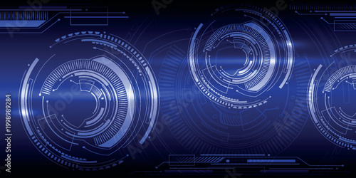 Abstract background with modern high-tech circuit board connection system line design. Futuristic vector concept for presentation, website, and cover. VOL. 9