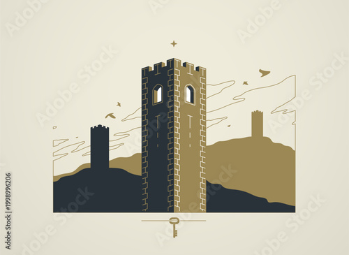 Conceptual illustration of protection and trust, visualizing stability, security and reliability for modern brands, systems and institutional communication.