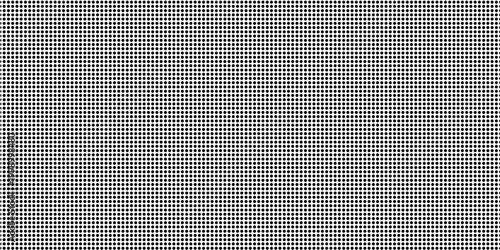 Pixelated bitmap gradient texture. Black and white dither pattern background. Abstract glitchy pattern. Wide raster backdrop.