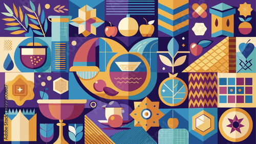 Colorful collection of retro game console controllers and joysticks