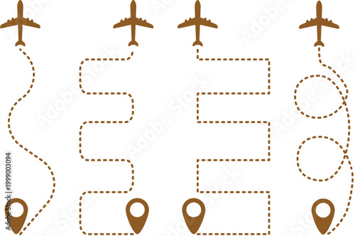 Modern Commercial Airplane Flying in the Sky - High-Quality Vector Illustration of a Jet Passenger Plane for Aviation, Travel, Tourism, and Logistics Industry.