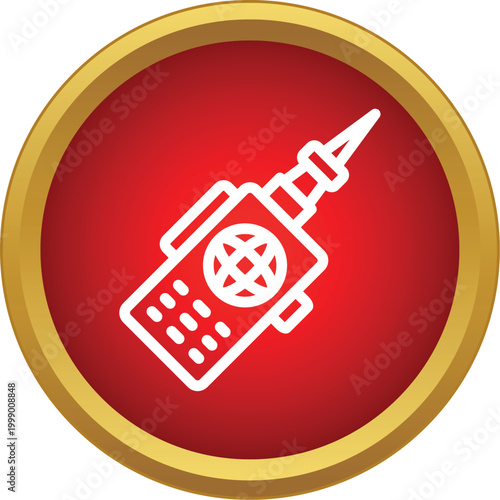 Walkie talkie radio providing portable communication and security through global networking