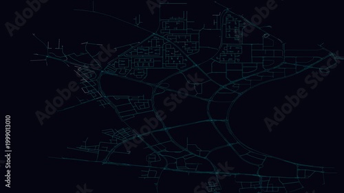Doha, Qatar, City Infrastructure Expansion Animation, Urban Visualization Technology