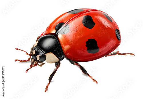 ladybug isolated on a white background