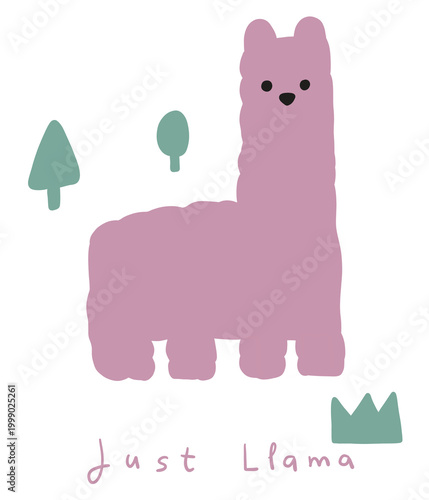 Purple Llama standing