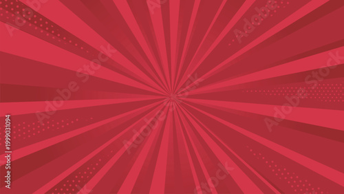 Red radial burst abstract background sunburst rays dynamic backdrop セール背景 赤 放射線 抽象