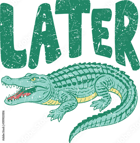 Cuadro en lienzo Later Gator SVG, later gator See You Later svg, Alligator After While Crocodile