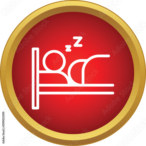 Person is sleeping in a bed, symbolizing rest and good health