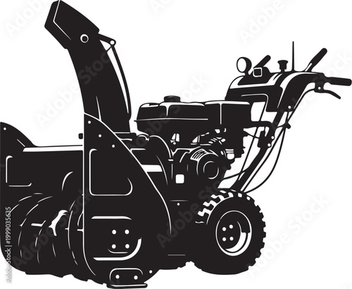 Snow blower, snow thrower, winter equipment, vehicle, machine