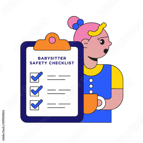 Babysitter safety checklist, childcare security, parenting guide, sitter duties, kids protection
