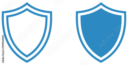 shield security icon vector design
