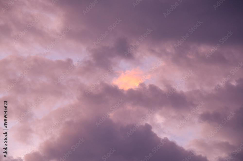 Obraz premium Abstract sunset and sunrise with clouds, Background.