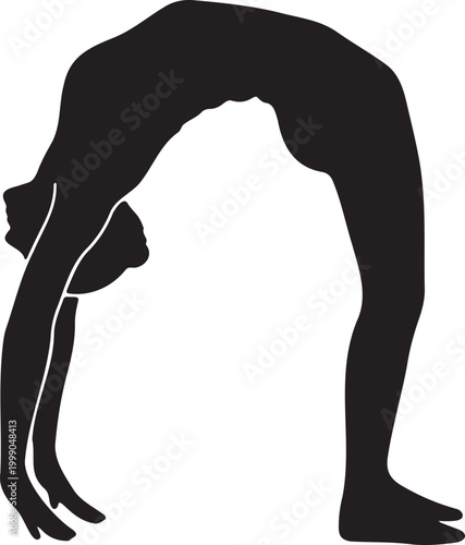 273_A person arching their ba_traced