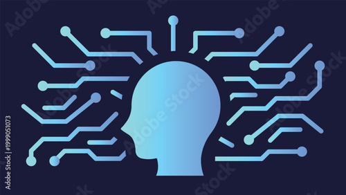 生成AI AI技術 人工知能 データ連携 デジタル変革 ネットワーク テクノロジー 背景 紫