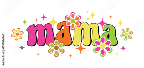 Mother day t shirt design, Mama retro shirt